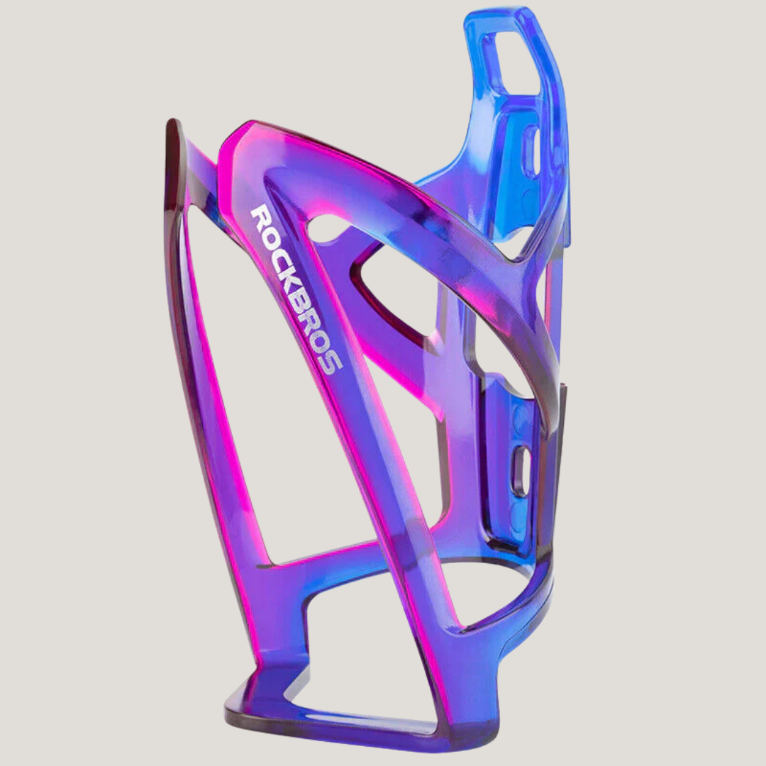 ROCKBROS MTB Bike Bottle Cage Cycling Bicycle Water Bottle Holder Gradient PC Blue Purple