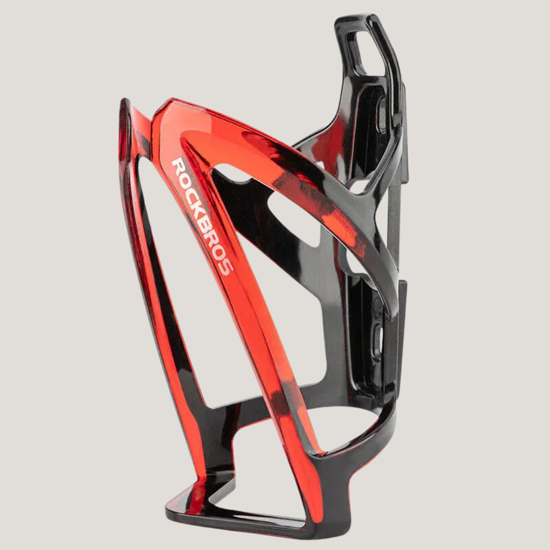 ROCKBROS MTB Bike Bottle Cage Cycling Bicycle Water Bottle Holder Gradient PC Black Red