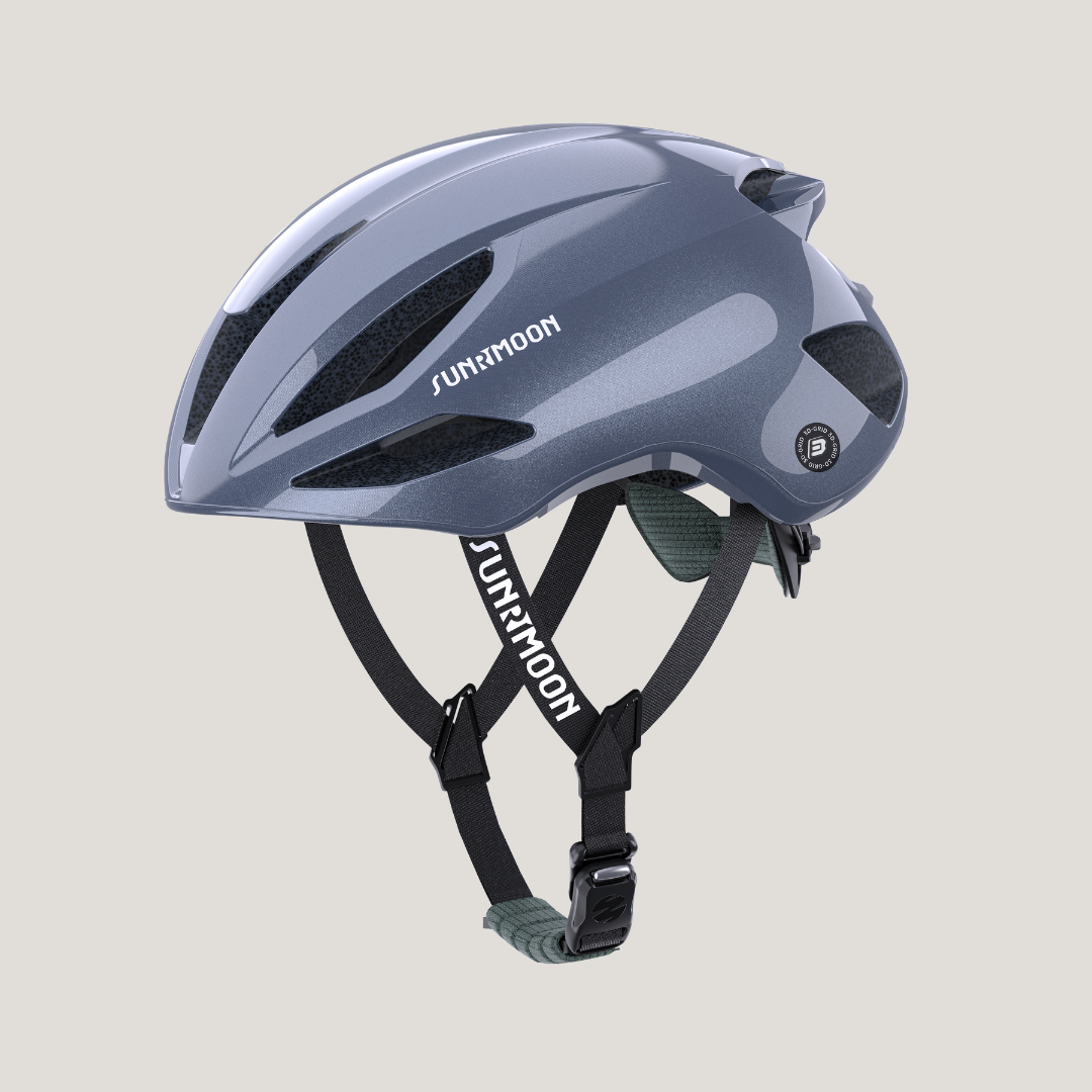 Sunrimoon TT-93 Gradient Blue 3D Grid Cycling Helmet