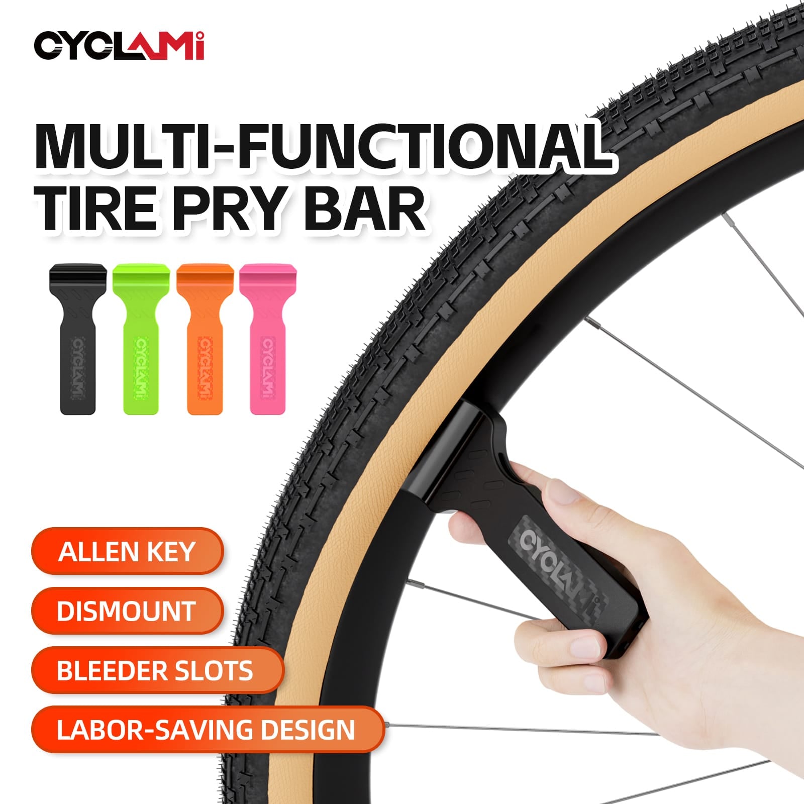 CYCLAMI Tire Lever Black by Cyclami – DoGoodCo product photo 3