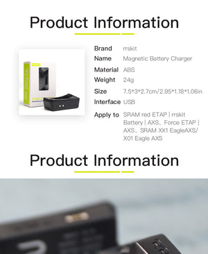 SRAM Charger Type C Black by 3D Works – DoGoodCo product photo 1