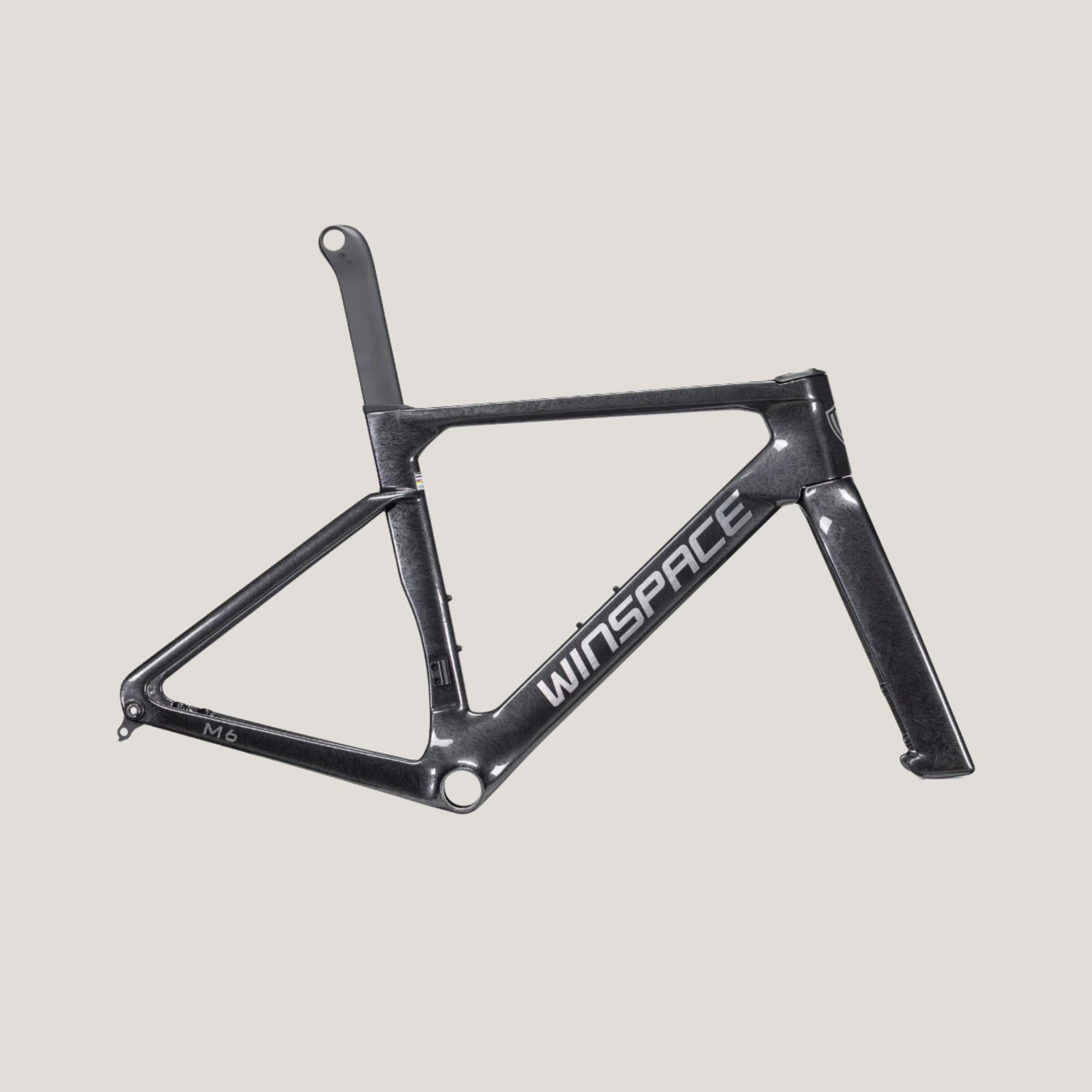 Winspace MileMaster M6 Carbon Frameset Frost Black