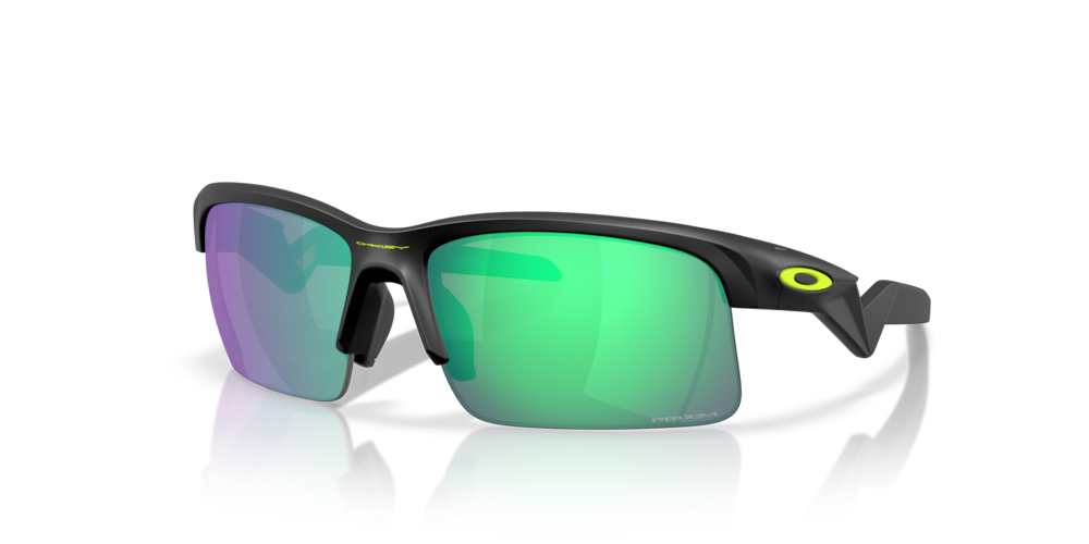 Oakley sunglass Capacitor (Youth Fit) Court Collection prizm road jade Lenses, with matte black Frame