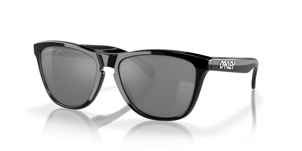 Oakaley sunglass Frogskins  prizm black Lenses with polished black Frame