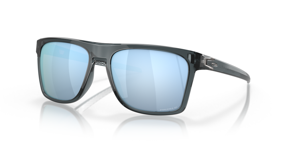 Oakley sunglass Leffingwell prizm deep water polarized Lenses with crystal black Frame