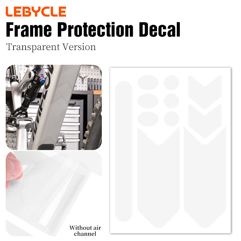 Chain Stay Protector Clear Decal