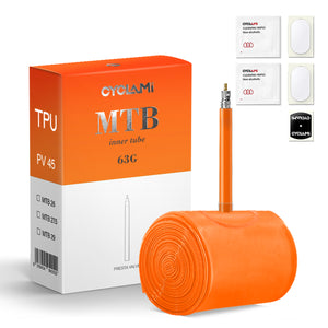 CYCLAMI 65g TPU MTB 1.9 to 2.5inch (MTB) 27.5 Inch- Plastic Valve by Cyclami – DoGoodCo product photo 1