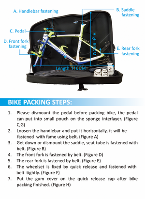 XXF E1702 bike case open showing clam-shell interior and wheel bags
