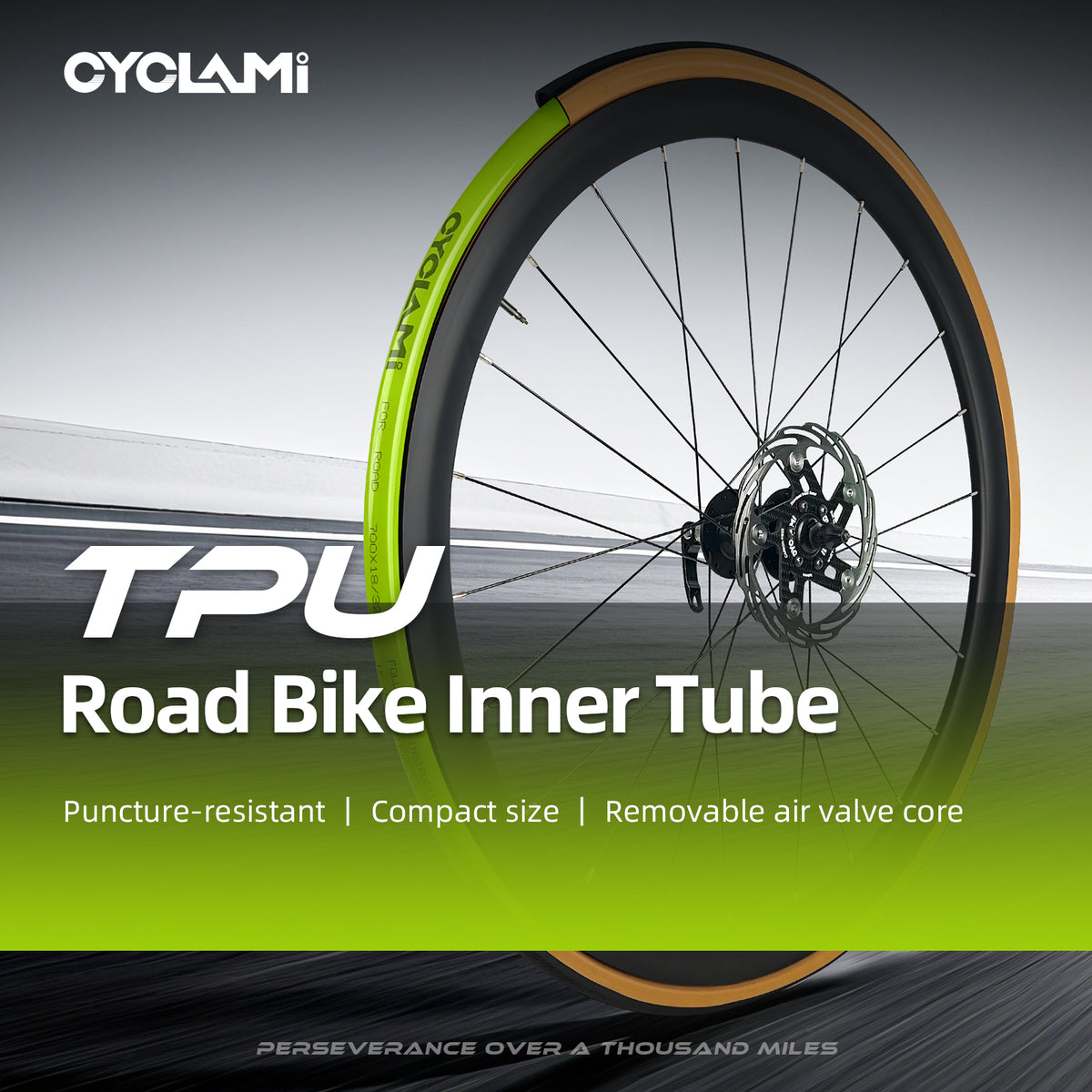 CYCLAMI TPU Road Tube compact size