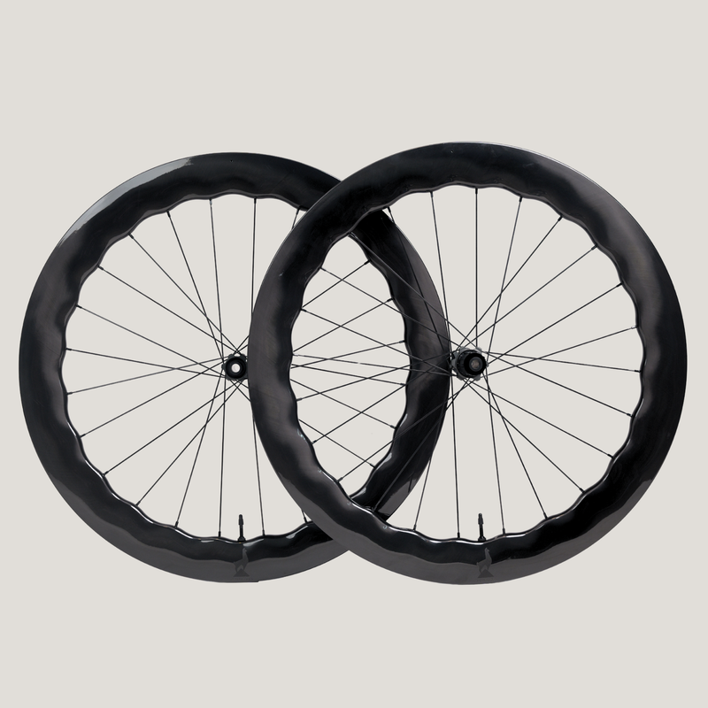 Strada6560 Wave Design Carbon wheelset- Laser Decal