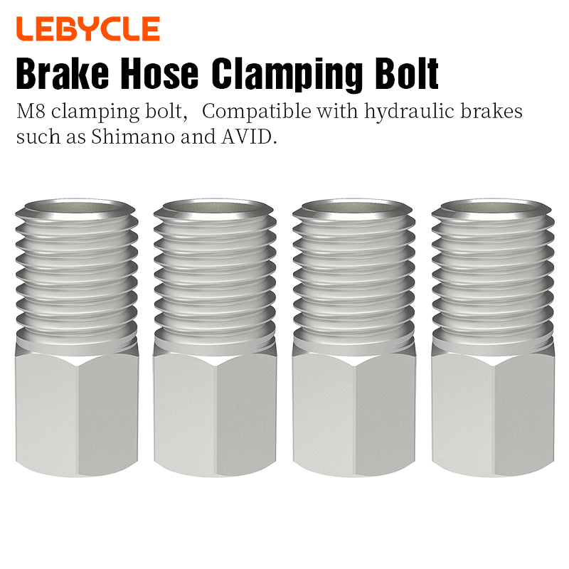 Brake Hose Clamping Bolt Set of 4