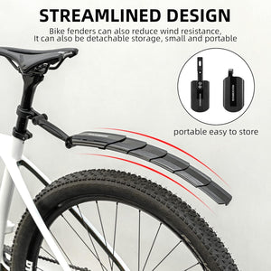 ROCKBROS Bicycle Mudguard Set Bike Front and Rear Mud Guard Fenders Universal Mudguard for Mountain Bikes, City Bikes, Children's Bikes, Adjustable and Retractable Bike Mudflap by Rockbros – DoGoodCo product photo 5