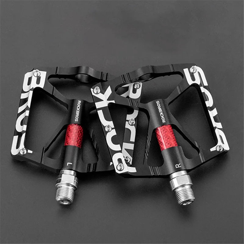 ROCKBROS Bicycle Pedals Alloy Bearings Cycling Pedals Platform Bike Flat Pedal Pedals Reflective Anti-slip MTB Bike Accessories by Rockbros – DoGoodCo product photo 3