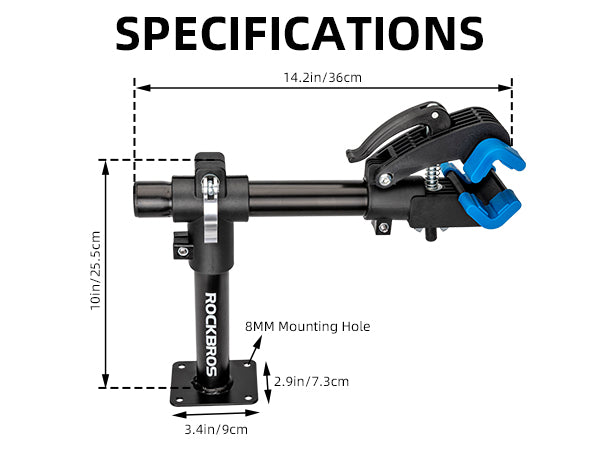 ROCKBROS Bike Repair Stand Bench Mount Home for Maintenance Bike Clamp by Rockbros – DoGoodCo product photo 5