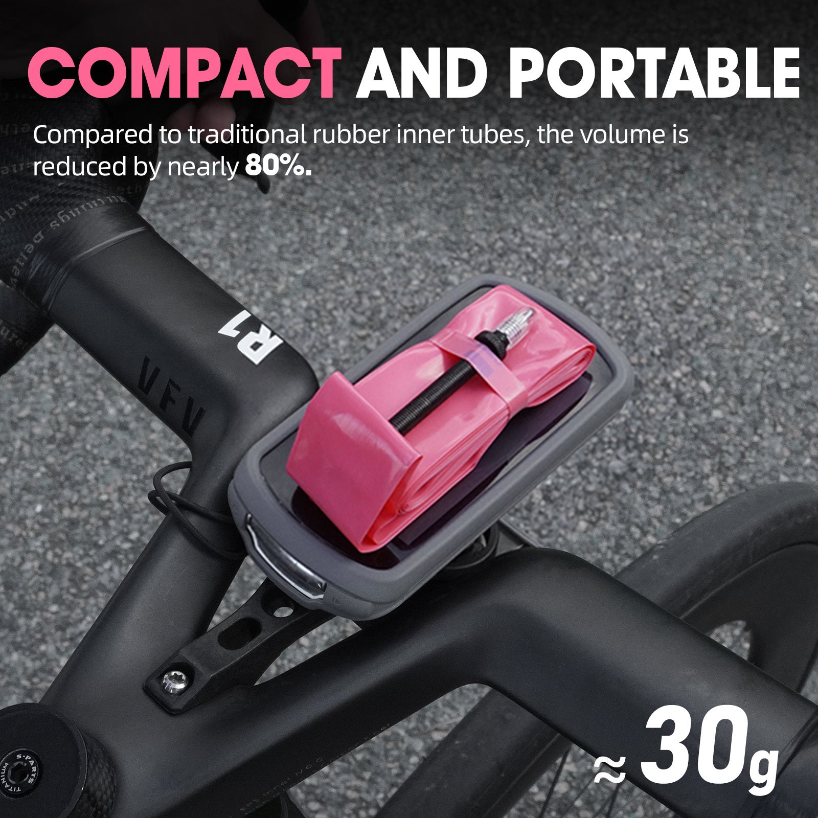 CYCLAMI TPU tube compact and portable, fits in jersey pocket