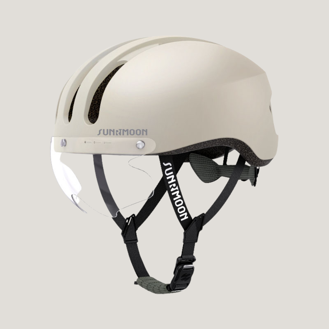 Sunrimoon TT-23 Cycling Helmet With Lense Khaki