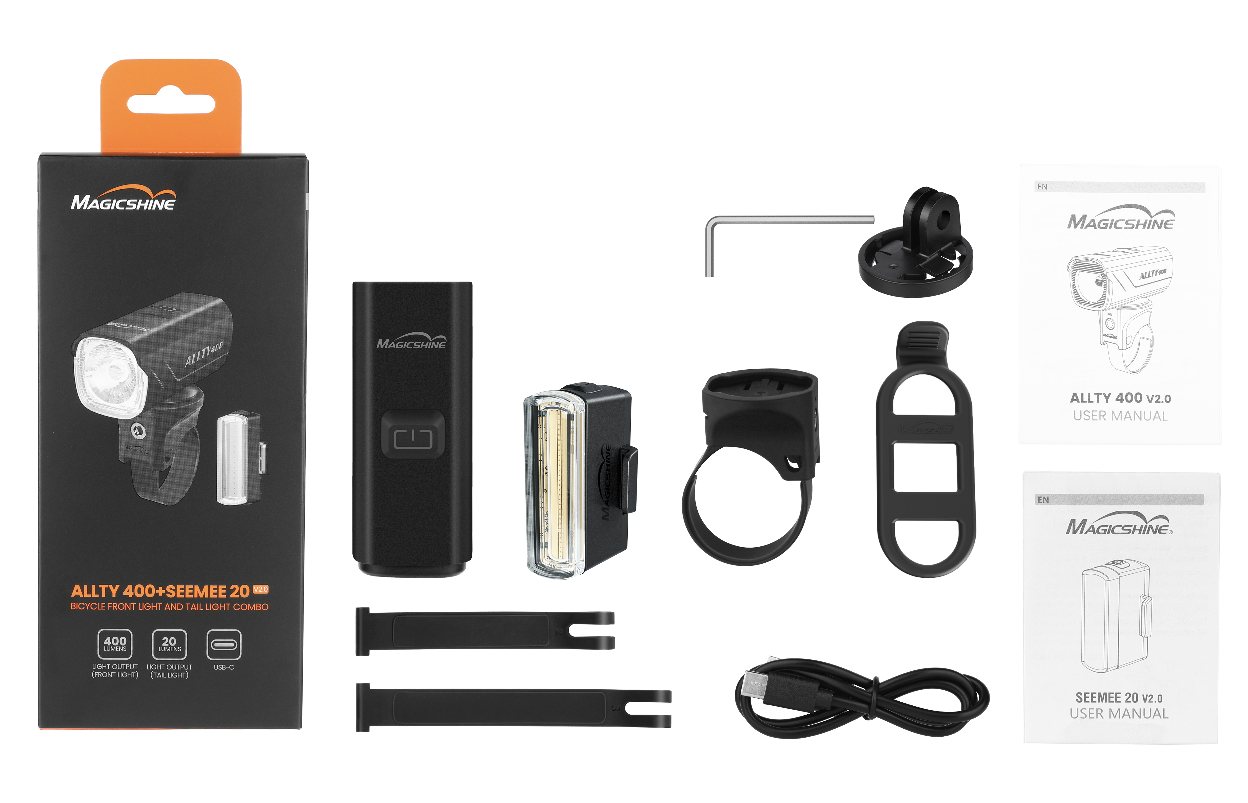 Magicshine Allty 400 V2 + Seemee 20 V2 Combo Set by Magicshine – DoGoodCo product photo 1