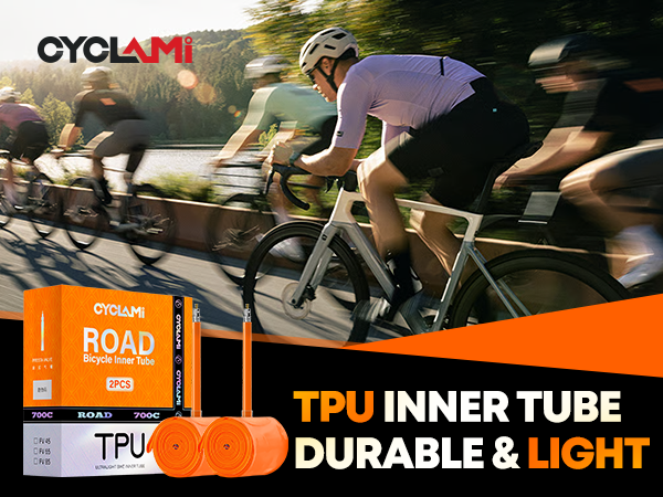 CYCLAMI 30g Orange TPU Road 18-32C (Road) 65mm Plastic Valve by Cyclami – DoGoodCo product photo 7