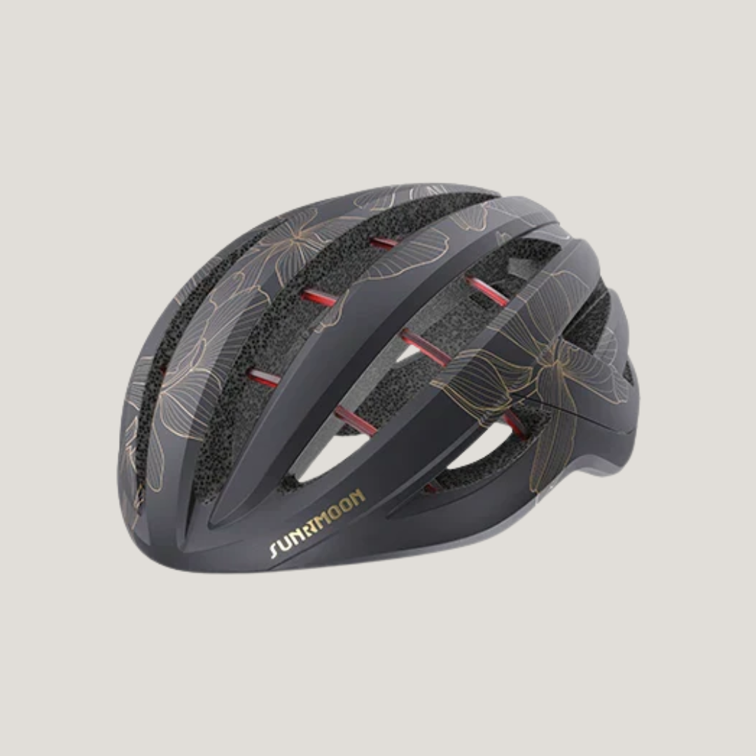 Sunrimoon CS-57 Extravagant Black 3D Grid Cycling Helmet