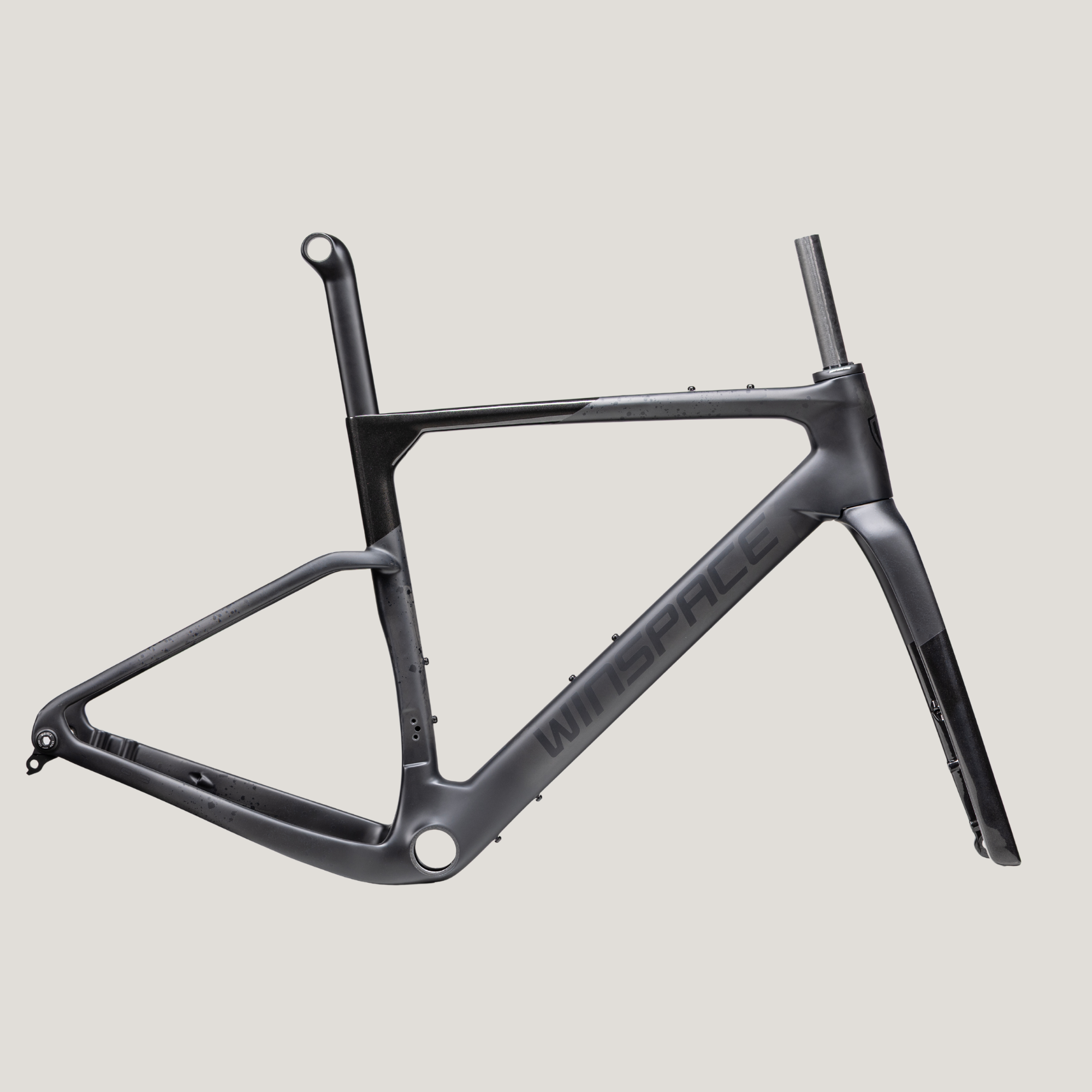 Winspace G3 Gravel Frameset Carbon Black