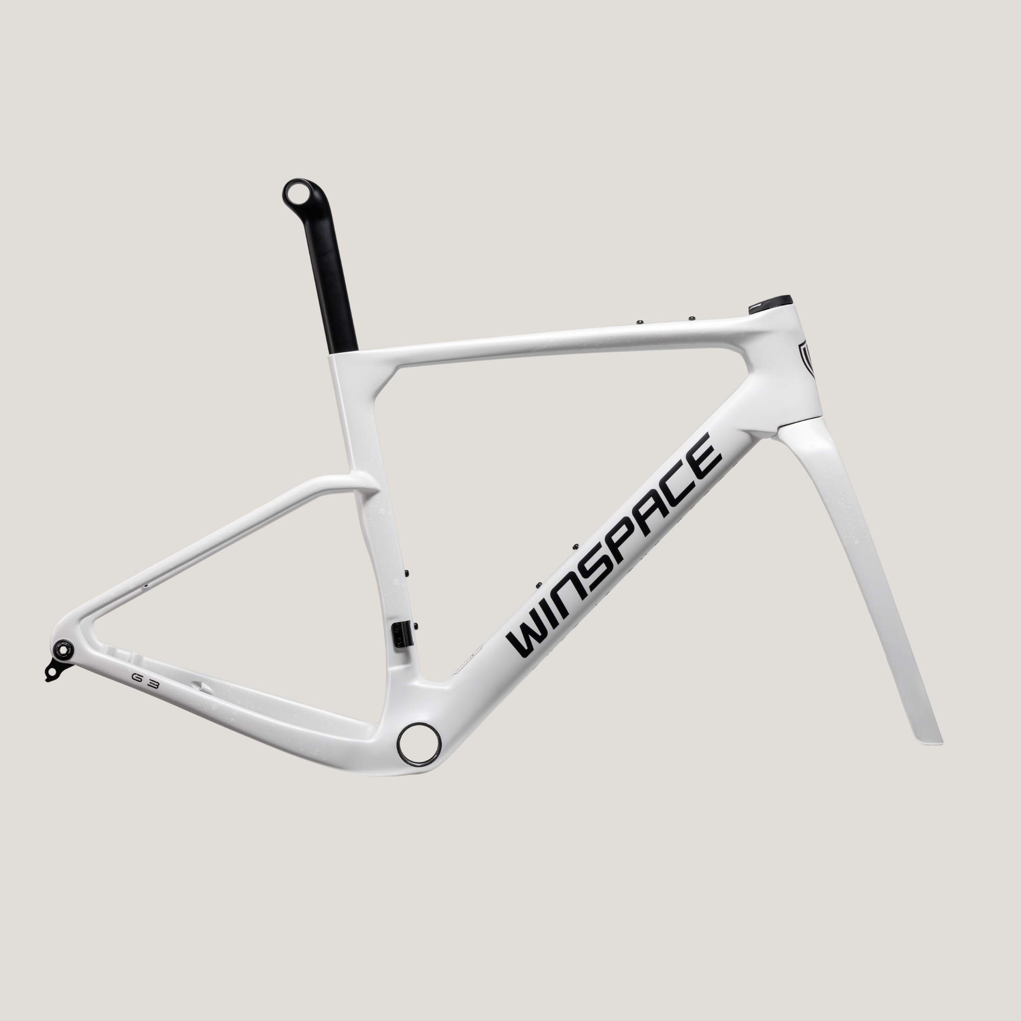 Winspace G3 Gravel Frameset Pear White