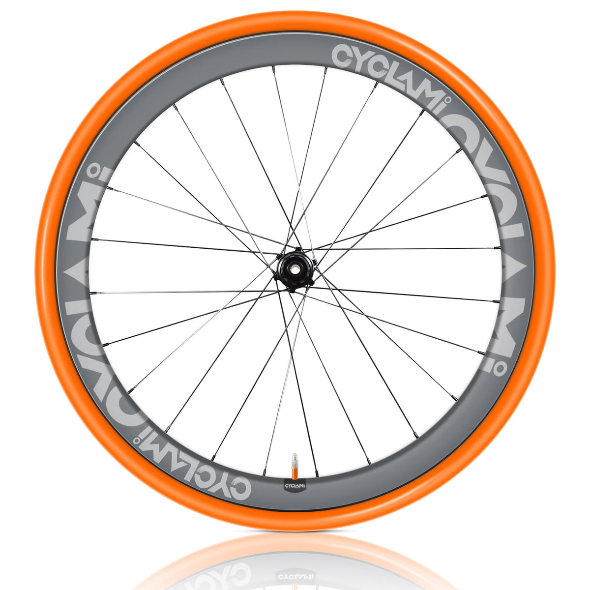 CYCLAMI 46g TPU Gravel Tube on gravel terrain