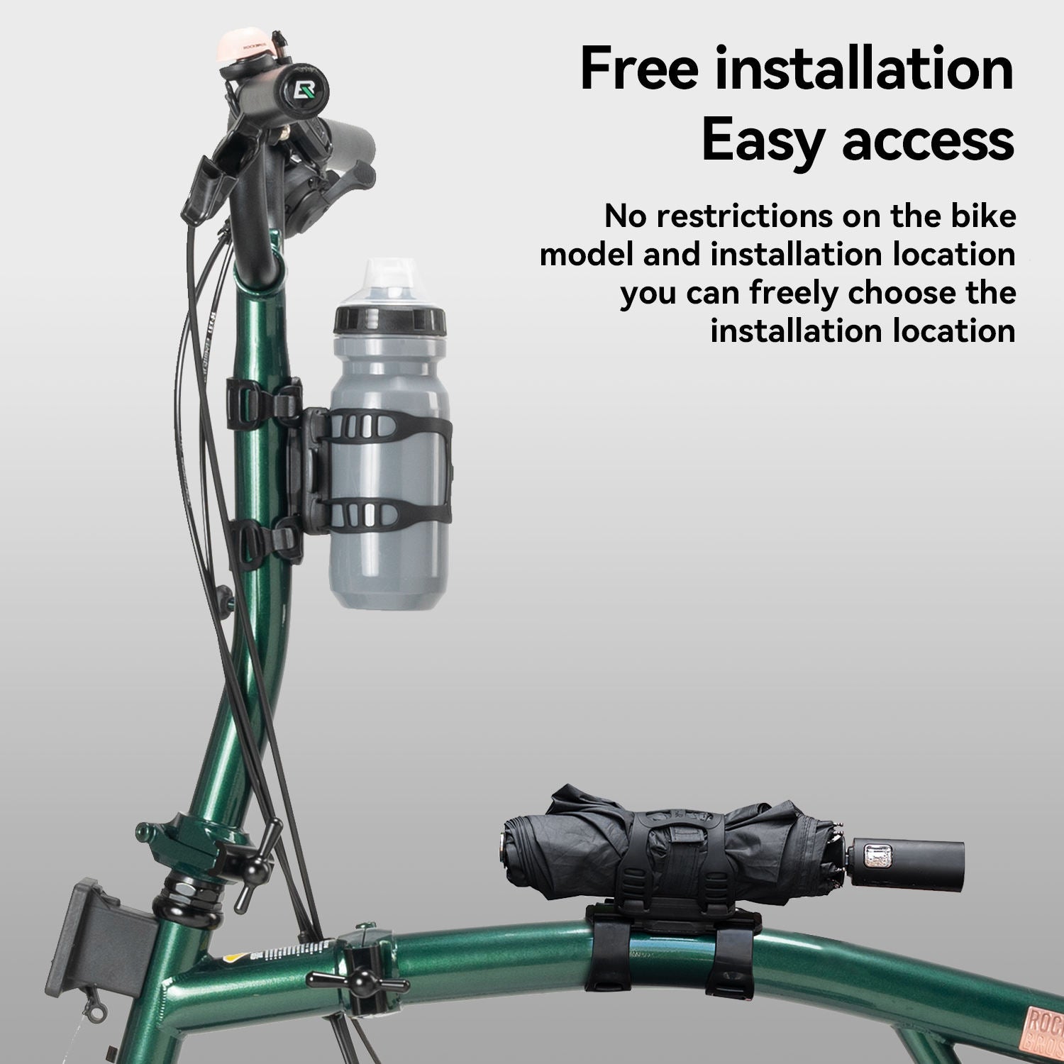 ROCKBROS Hot Sale Portable Outdoor Road Bike Silicone Magnetic Water Bottle Cage Lightweight Adjustable Durable Bicycle Holder by Rockbros – DoGoodCo product photo 10