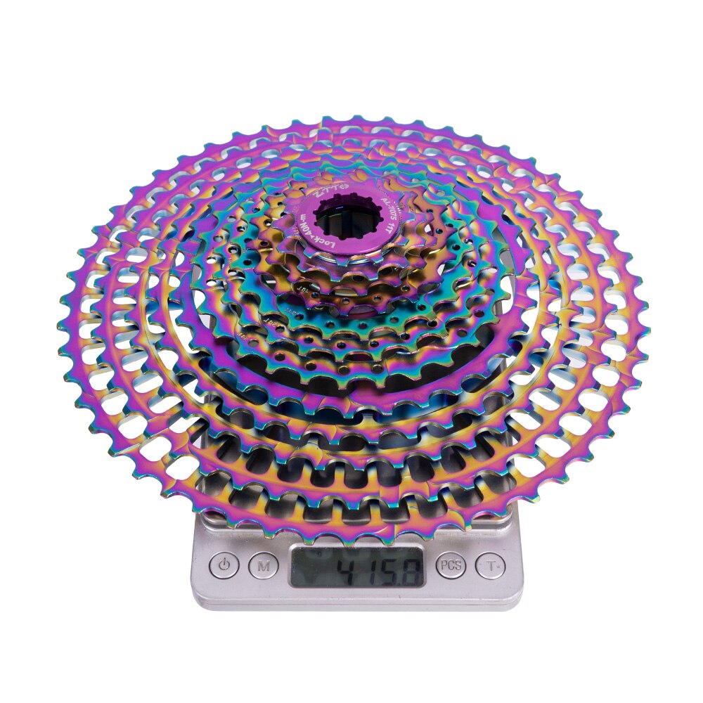 ZTTO 12 Speed 11-52T SLR2 Rainbow Cassette weight