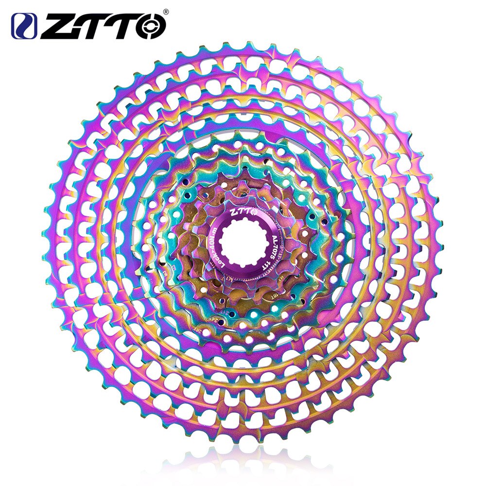 ZTTO 12 Speed 11-52T SLR2 Rainbow Cassette front