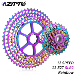 ZTTO 12 Speed 11-52T SLR2 Rainbow Cassette