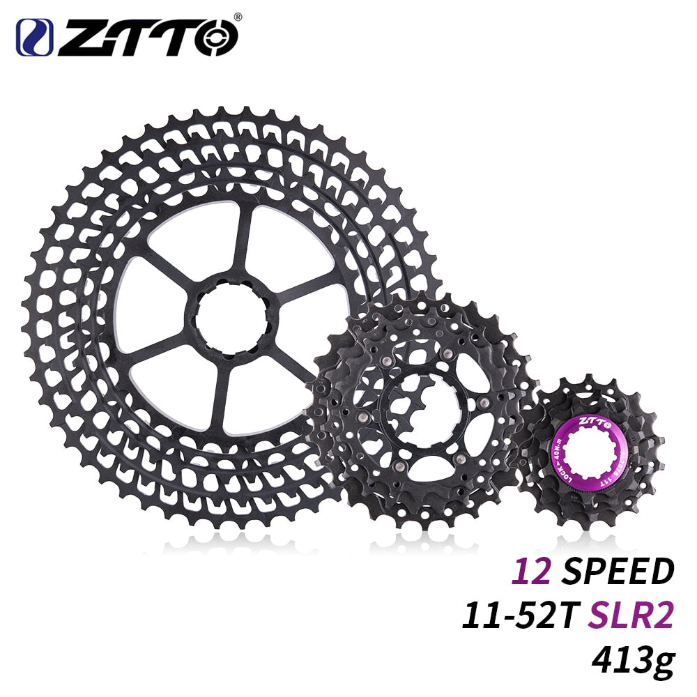 ZTTO 12 Speed 11-52T SLR2 Black Cassette