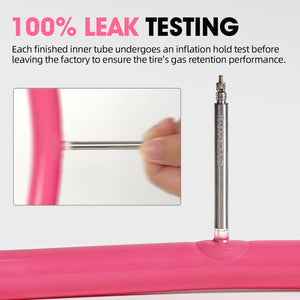 CYCLAMI 30g Pink TPU Road 18-32C (Road)65mm Metal Valve by Cyclami – DoGoodCo product photo 3