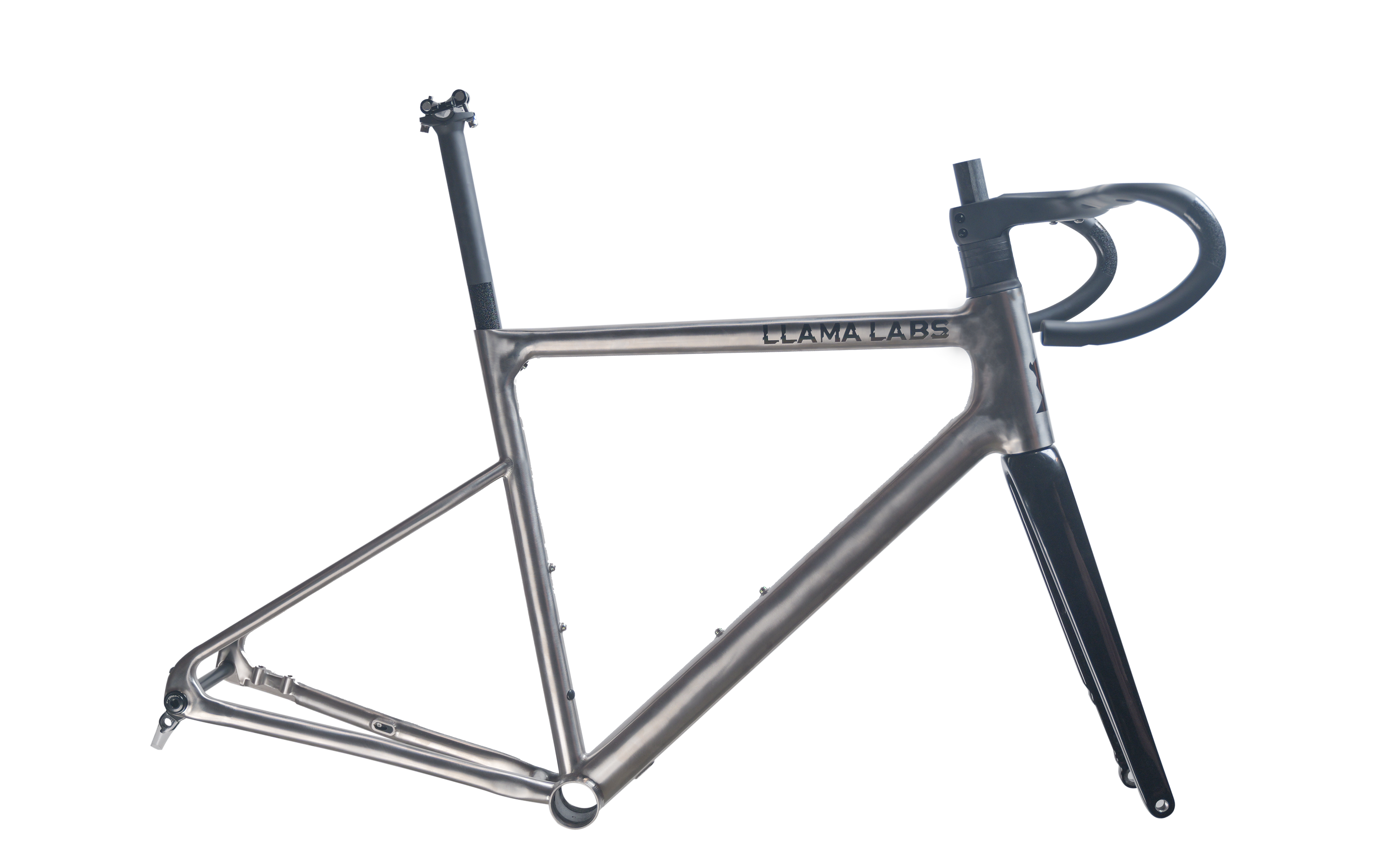 Llama Labs Special Edition Titanium Frame, Carbon Fork, Integrated Handlebar & Seat Post by LLama Labs – DoGoodCo product photo 2