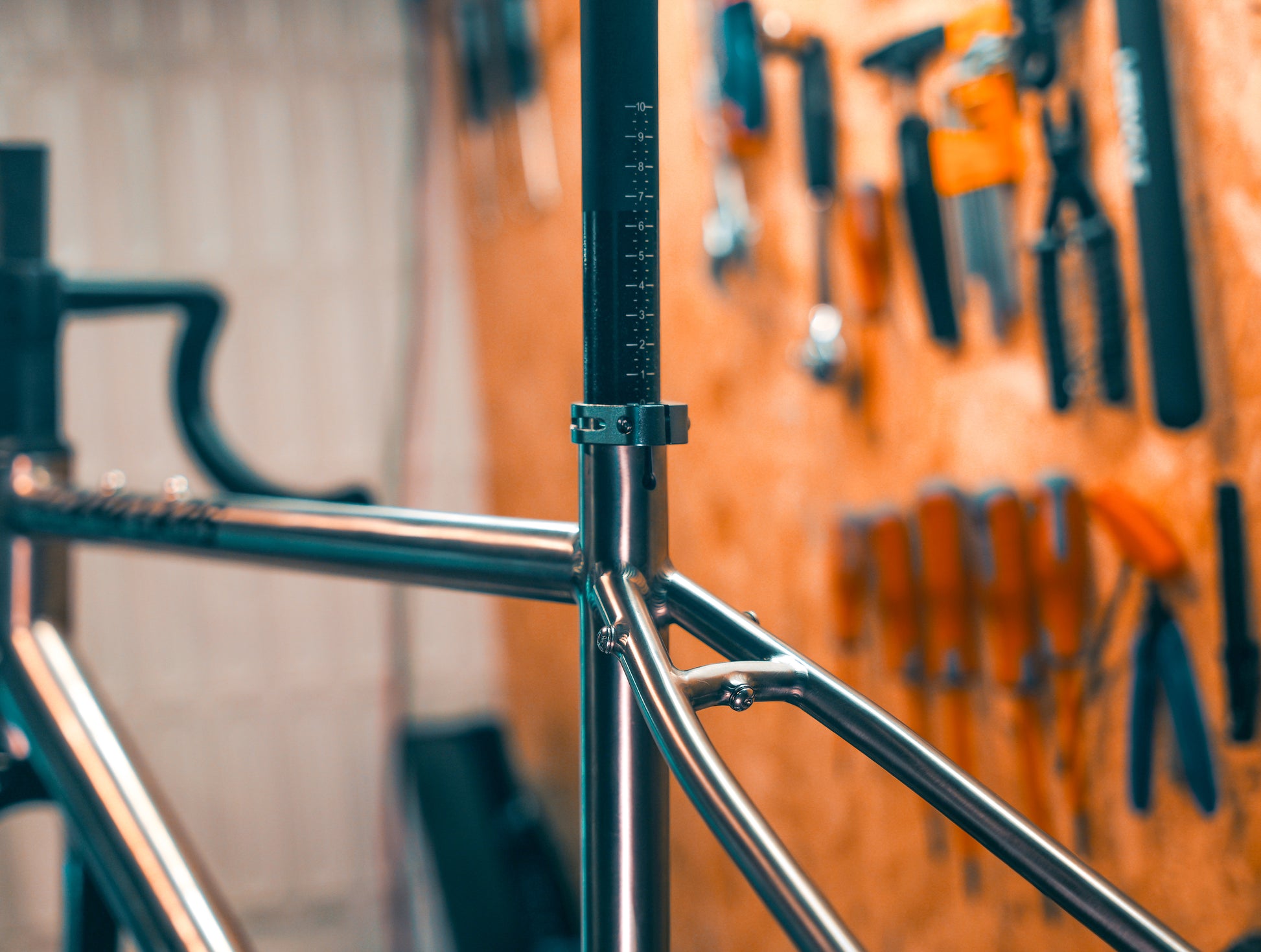 Llama Labs Special Edition Gravel Titanium Frame, Carbon Fork, Integrated Handlebar & Seat Post by LLama Labs – DoGoodCo product photo 10