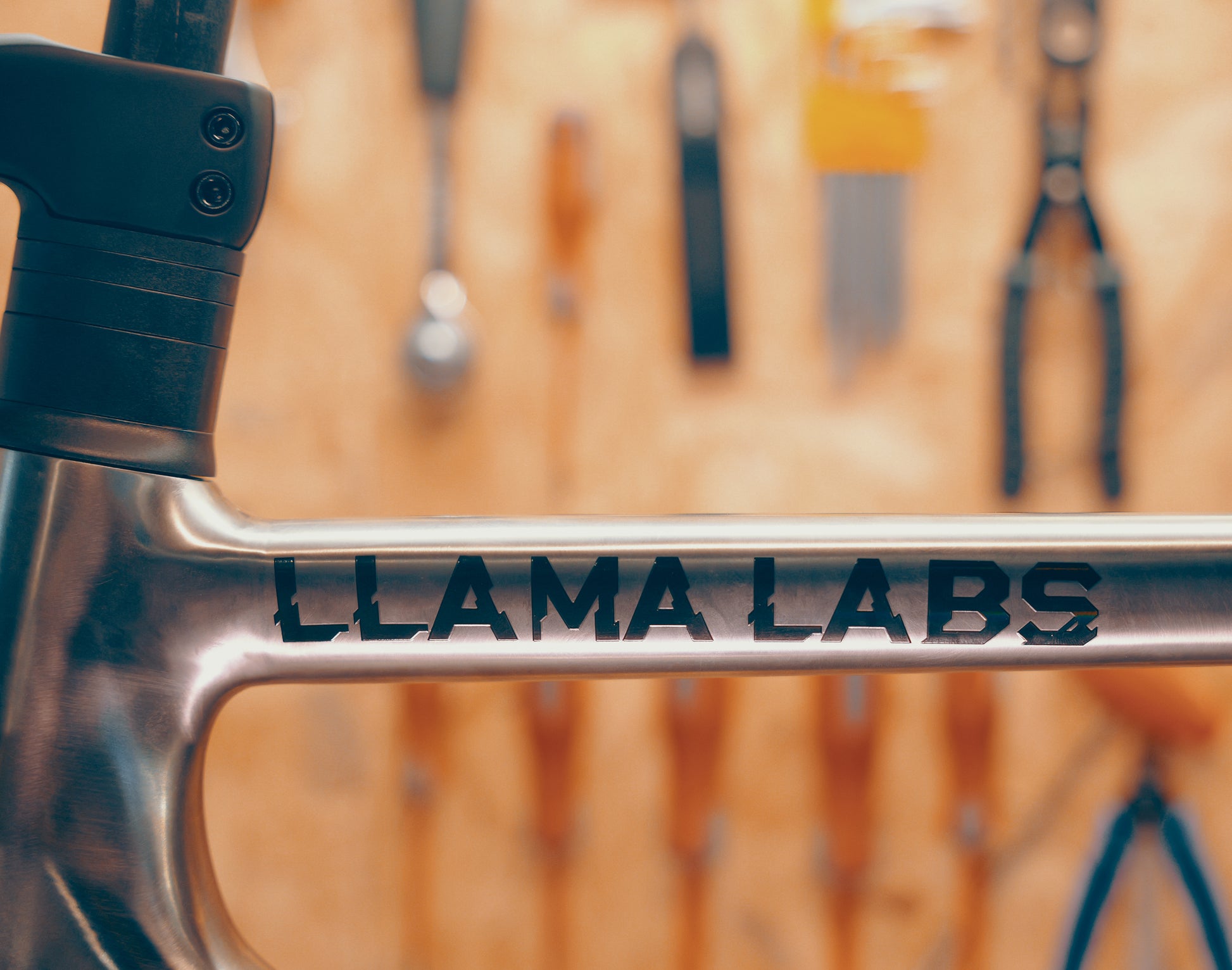 Llama Labs Special Edition Titanium Frame, Carbon Fork, Integrated Handlebar & Seat Post by LLama Labs – DoGoodCo product photo 8