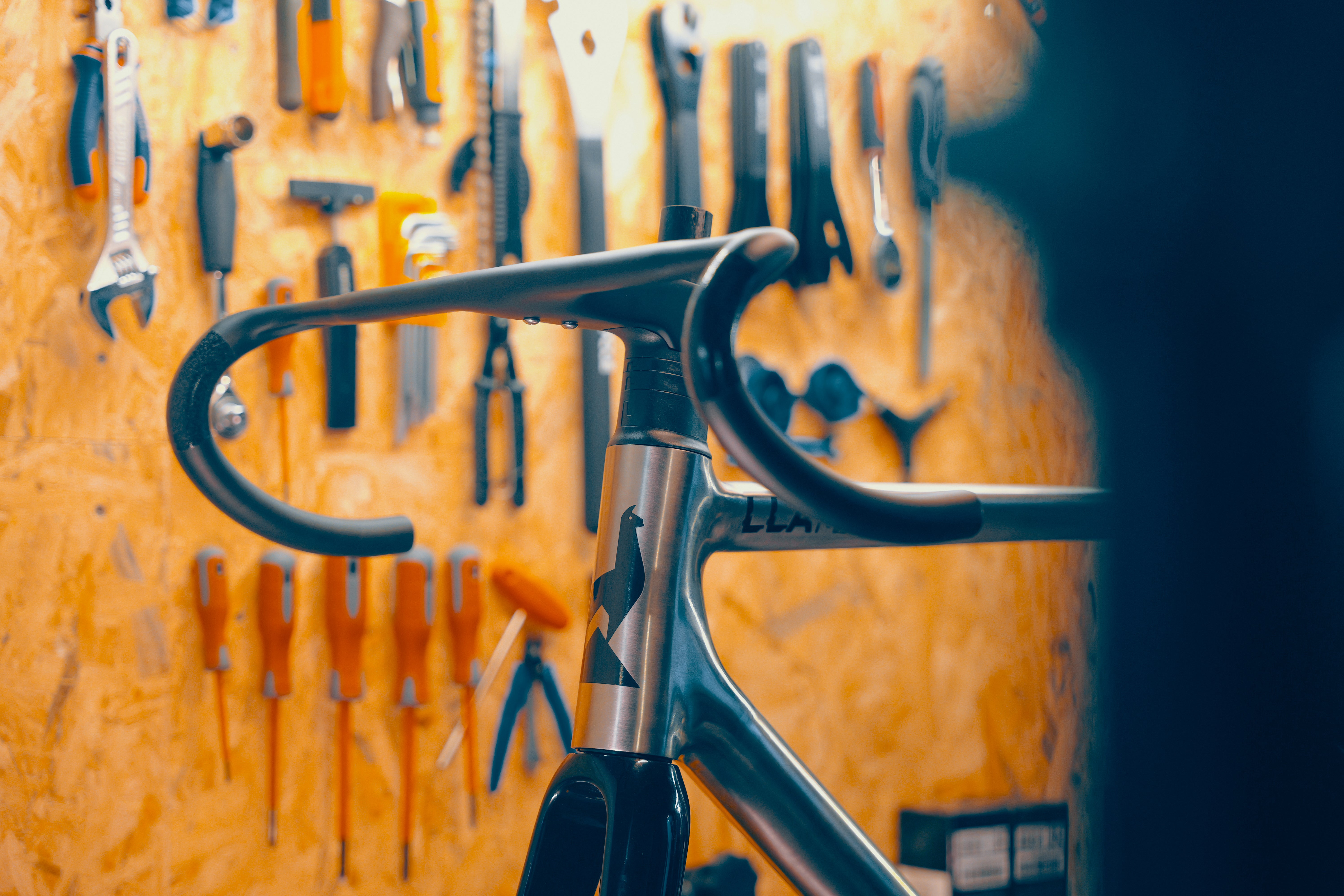 Llama Labs Special Edition Titanium Frame, Carbon Fork, Integrated Handlebar & Seat Post by LLama Labs – DoGoodCo product photo 9