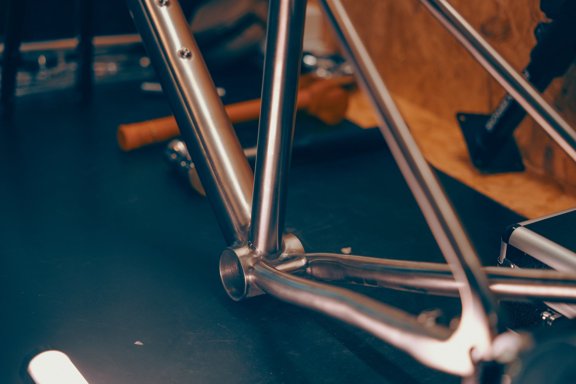 Llama Labs Special Edition Titanium Frame, Carbon Fork, Integrated Handlebar & Seat Post by LLama Labs – DoGoodCo product photo 10