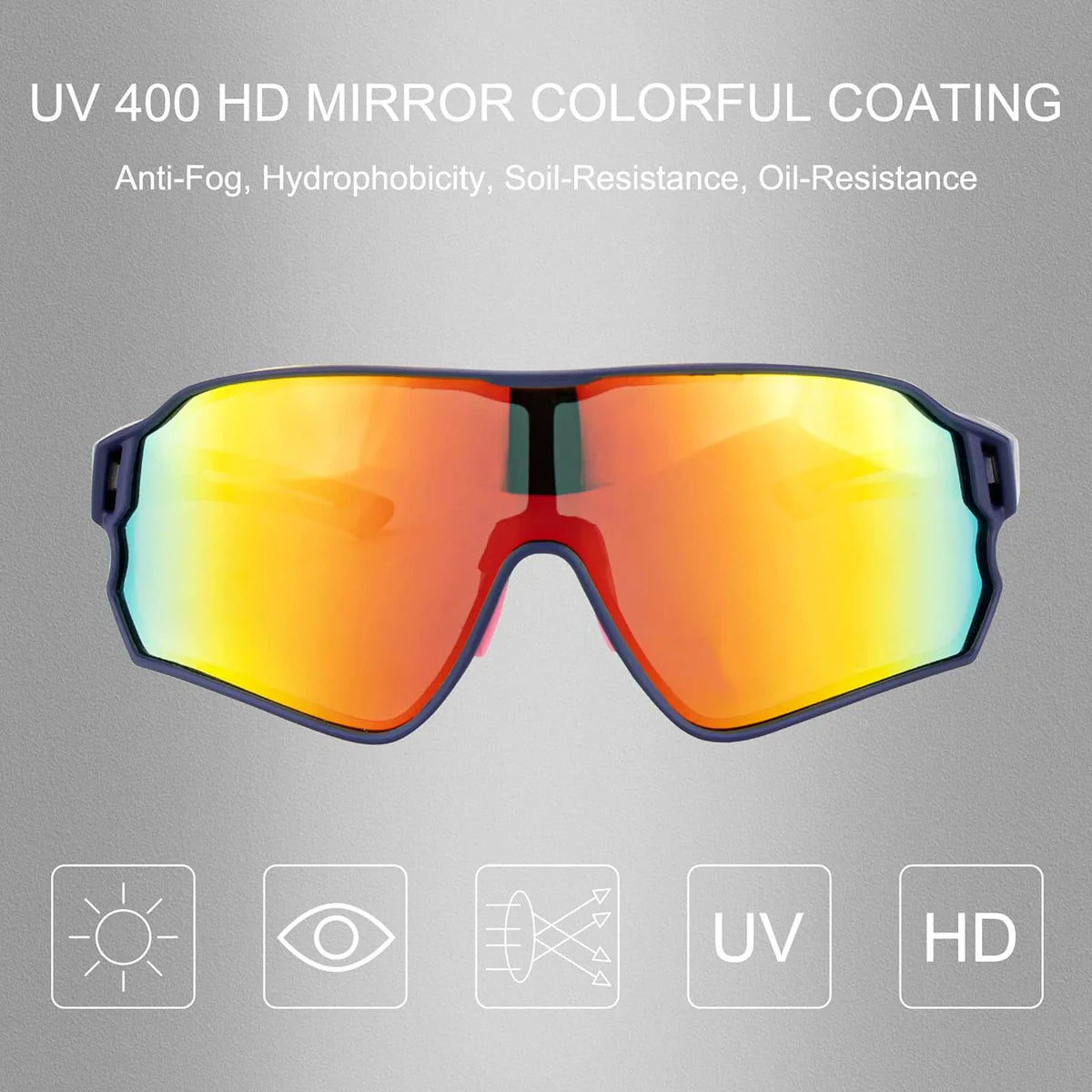 Rockbros Polarised Full Lens Sunglasses For Cycling Outdoor Sports Eyewear UV400 by Rockbros – DoGoodCo product photo 2