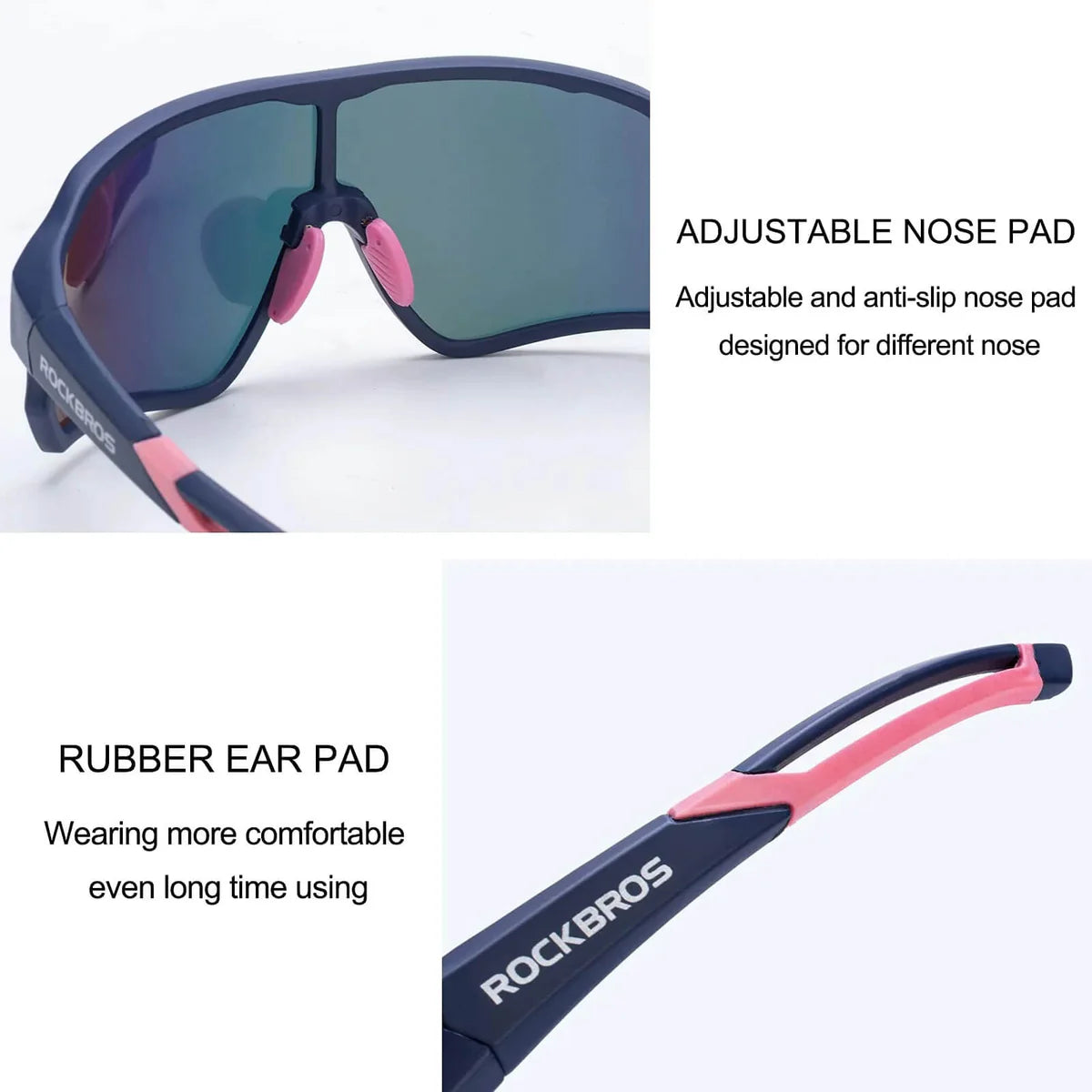 Rockbros Polarised Full Lens Sunglasses For Cycling Outdoor Sports Eyewear UV400 by Rockbros – DoGoodCo product photo 6