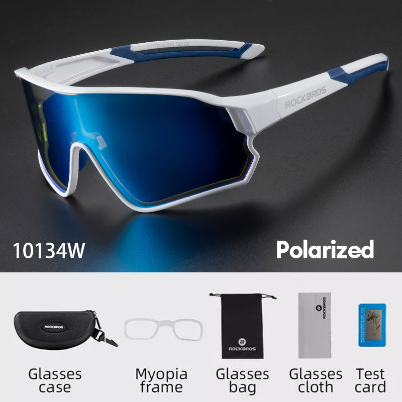 Rockbros Polarised Full Lens Sunglasses For Cycling Outdoor Sports Eyewear UV400 by Rockbros – DoGoodCo product photo 1