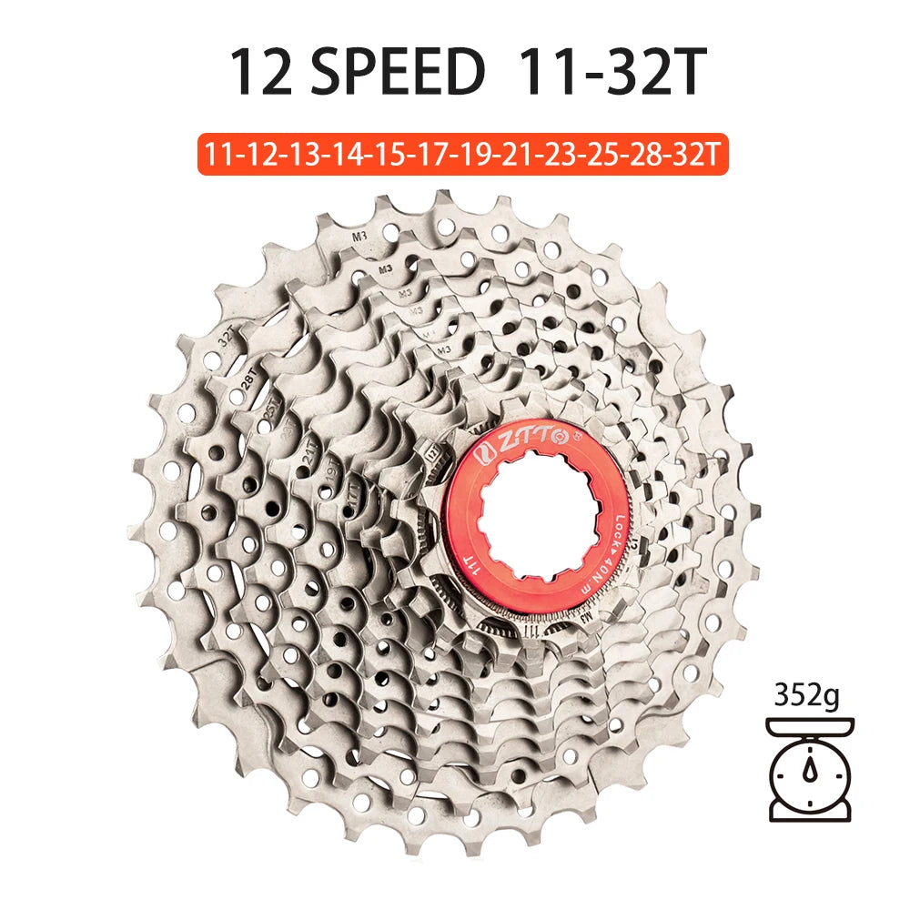 ZTTO 12 Speed 11-32T Steel Cassette