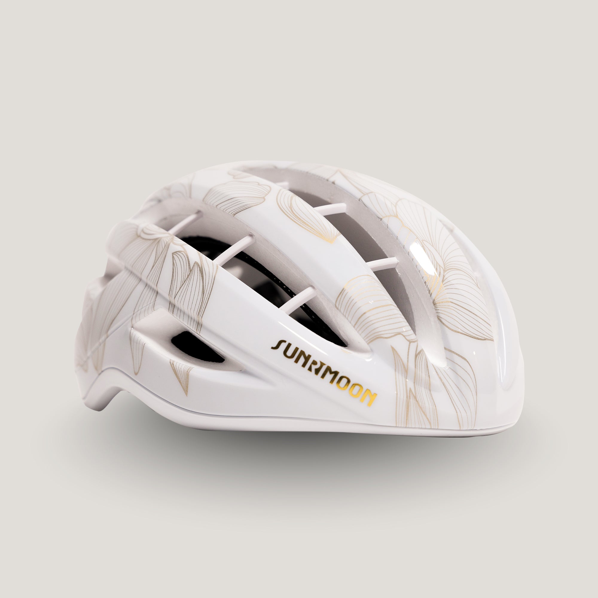 Sunrimoon CS-57 White Magnolia 3D Grid Cycling Helmet