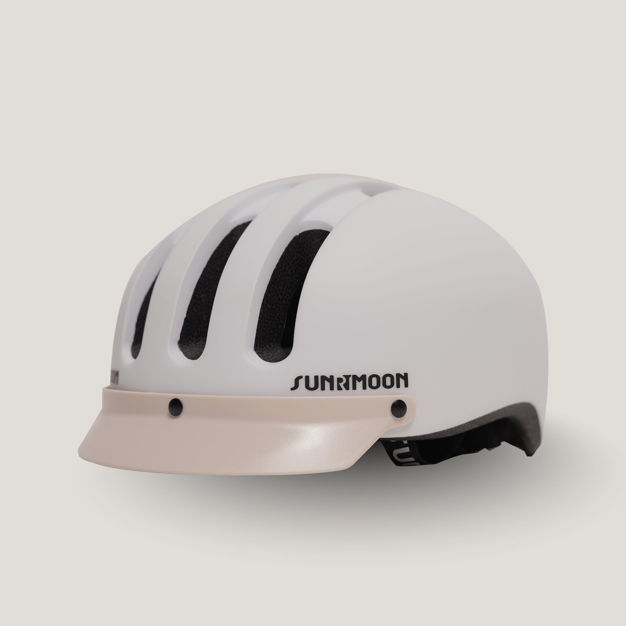 Sunrimoon TT-23 Cycling Helmet With Lense Moon White