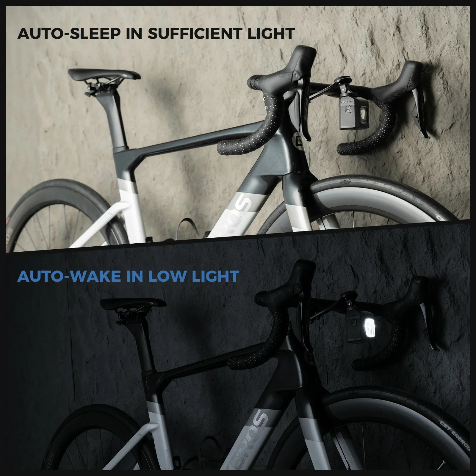 Bike Front Light with Remote Digital Display 1600LM 4000mAh IPX6 - M8 by Rockbros – DoGoodCo product photo 4