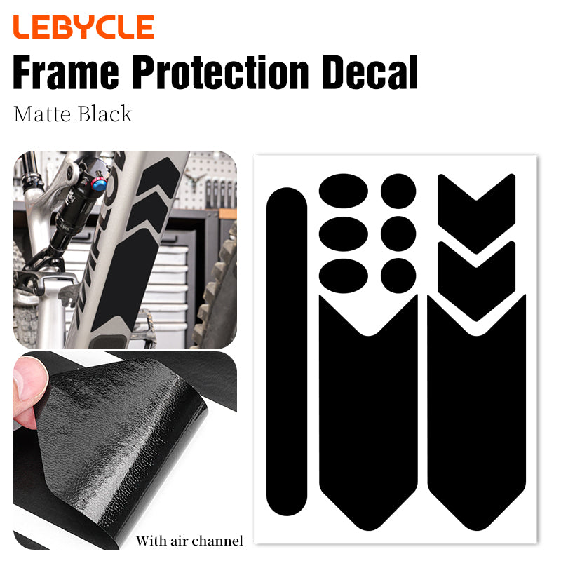 Chain Stay Protector Black Decal