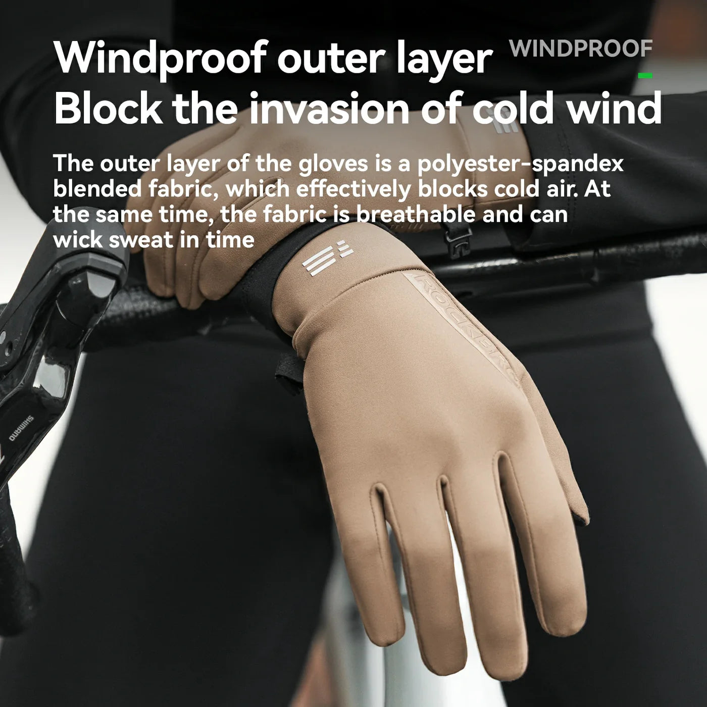 Lightweight Winter Cycling Gloves Windproof & Touchscreen by Rockbros – DoGoodCo product photo 5