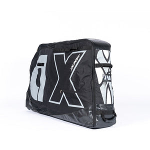 XXF N1603 bike travel bag open showing padded interior and wheel compartments